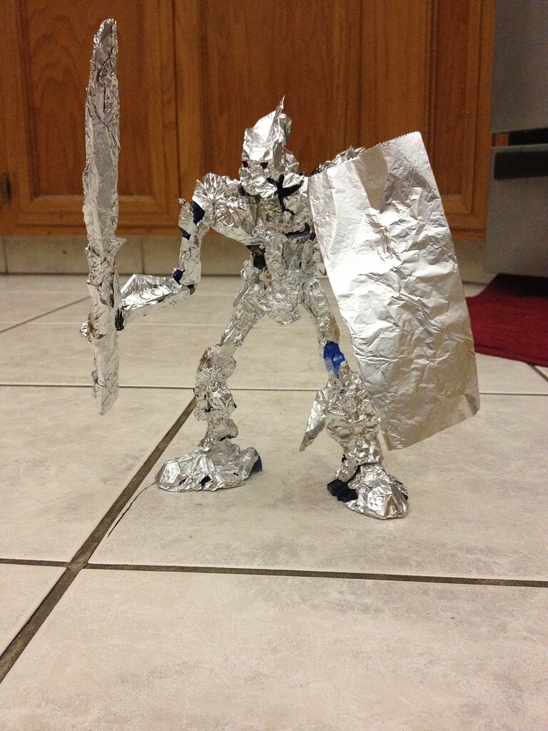 The Great Mask of Aluminum Foil! - Lego Creations - The TTV