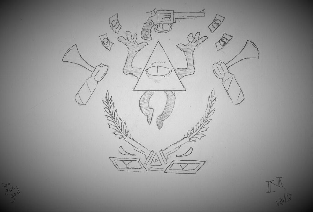 Royal Flesh Tattoo / Piercing on Instagram: “Billcipher tattoo by  @donmeatball @royalfleshtattoo #billcipher #dippe… | Flesh tattoo, Book  inspired tattoos, Tattoos