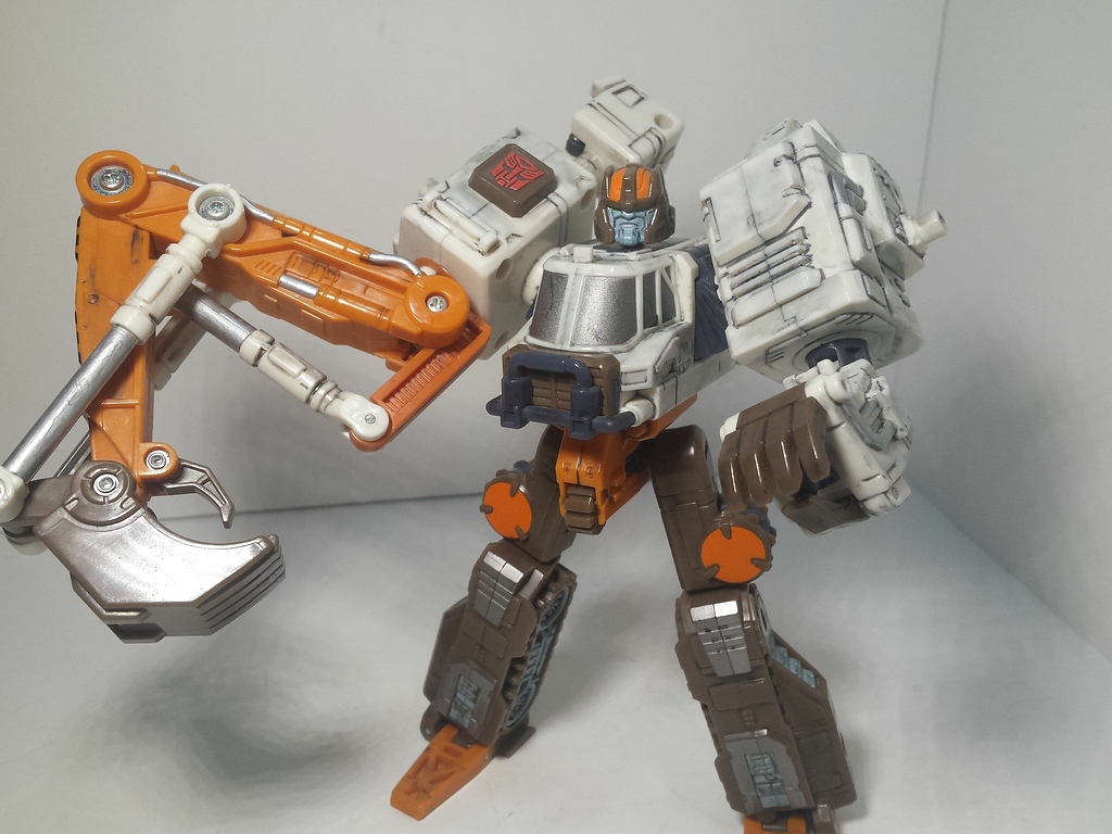 Custom Painted Weathered Transformers Armada Hoist Supercon