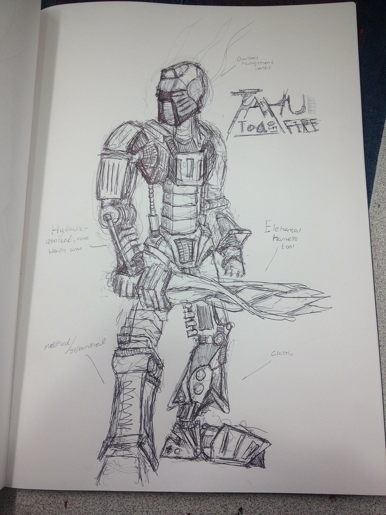 Tahu Sketch & Blank Toa Mata - Artwork - The TTV Message Boards