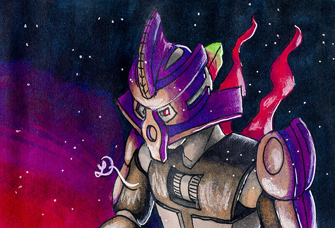 Onu-toa with a mask of disruption