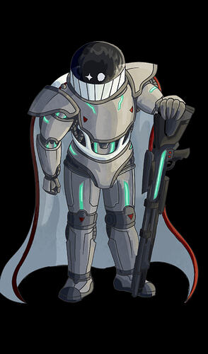 Irredeemable villain. Hopefully, the helmet detail looks like a proper smile.