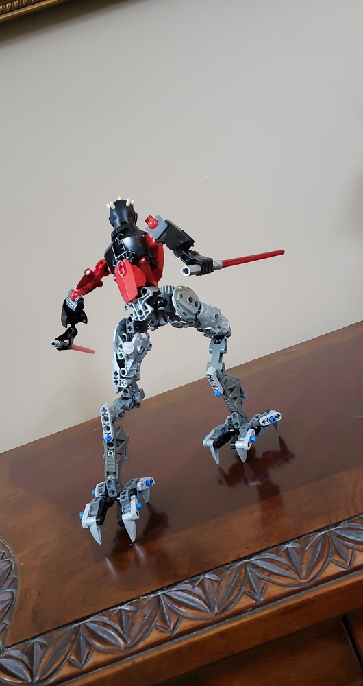 darth maul robot legs lego set