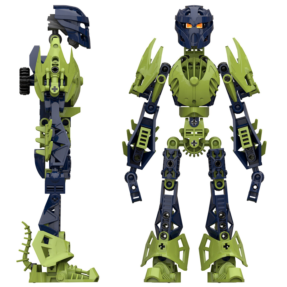 Kanae, Toa Mangai of Plant-life (ver. Mirai) - Lego Creations - The TTV ...