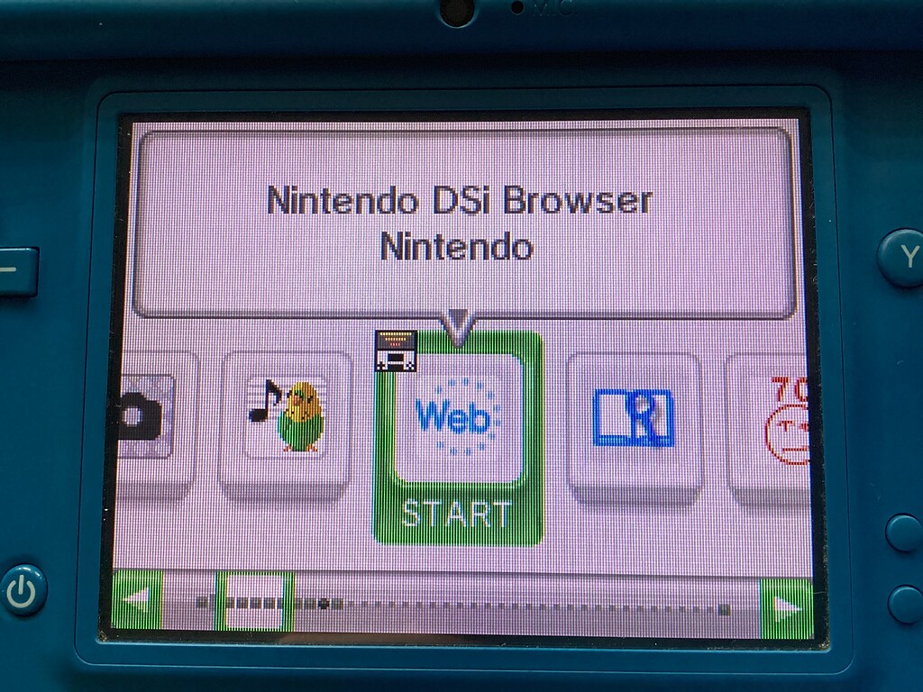 Nintendo DSi browser in action The TTV Message Boards