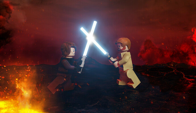 Anakin Skywalker VS Obi Wan Kenobi LEGO Star Wars_FINAL