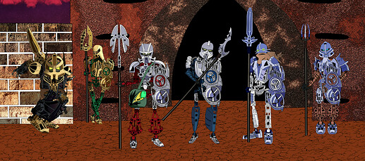 Bionicle Art Canonization Toa Hagah Colors 4