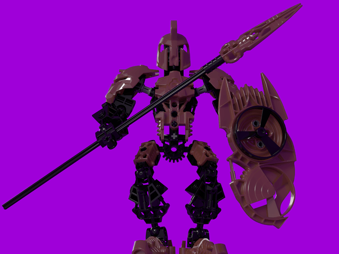 Toa Bomonga Pose