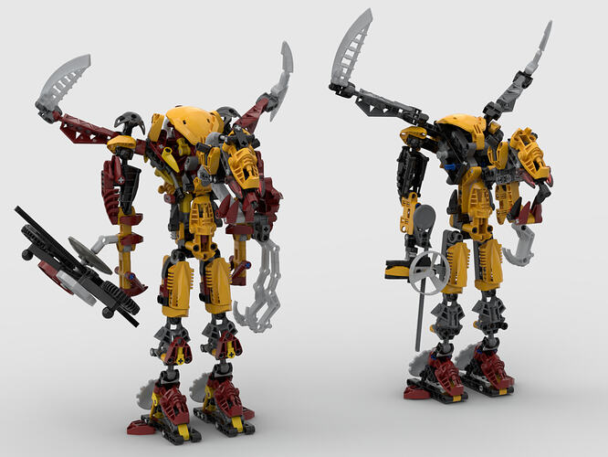 My 2005 Bionicle Sentrakh (Comparison)