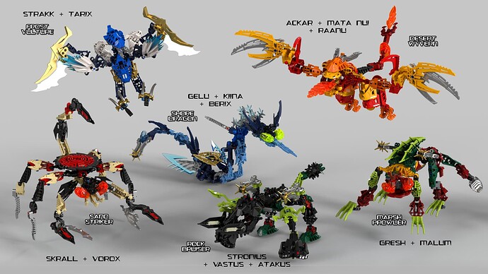 ALL GLATORIAN COMBINERS copia