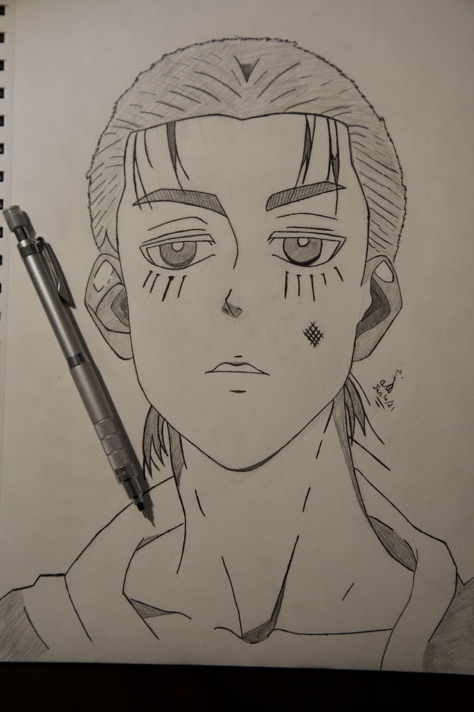 Eren Yeager from attack on titans/ sketch & shading artwork - Artwork