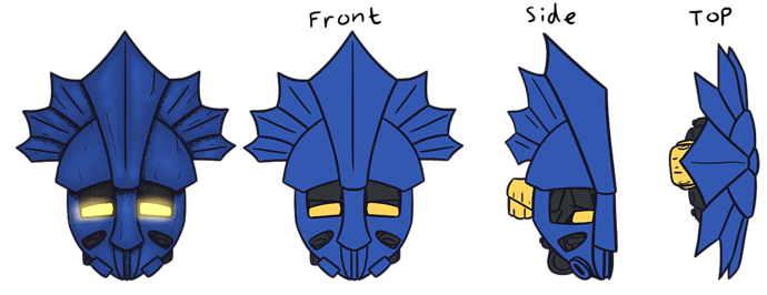 Helryx mask turnaround