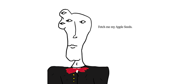 Apple seeds guy