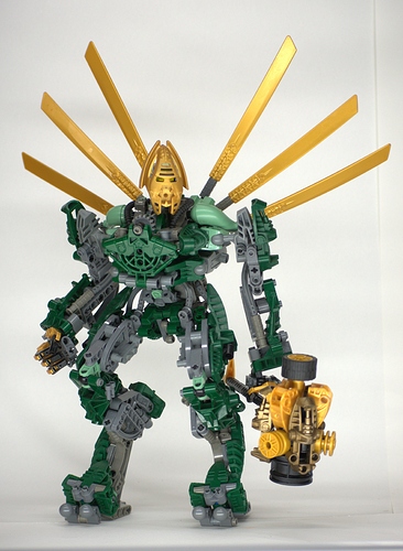Bionicle Front Angle Hammer
