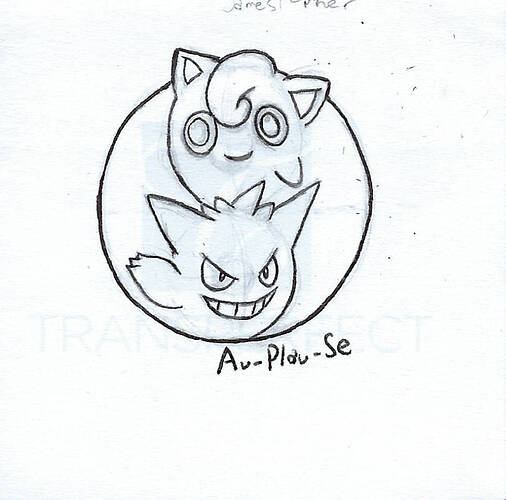 The lines look black and the eye on Gengar looks defined