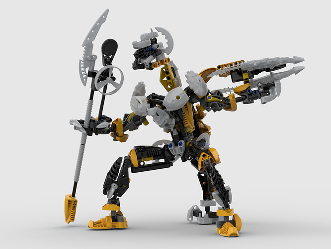 My 2005 Bionicle The Shadowed One (Boxart Pose)
