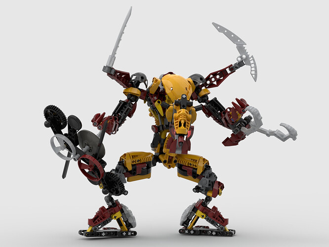 My 2005 Bionicle Sentrakh (Boxart Pose)