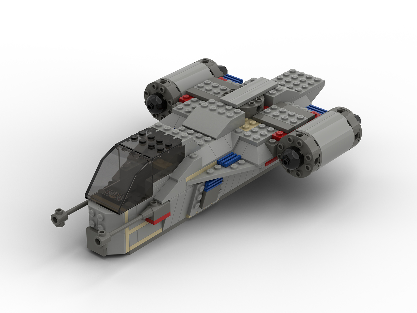 razor crest lego ship