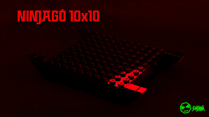 Ninjago 10x10 Template Promo render