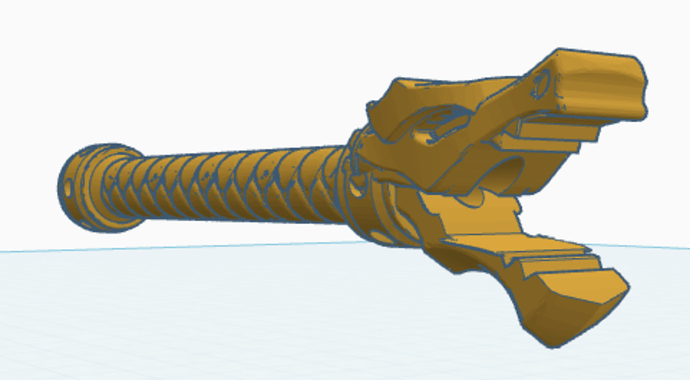 golden blowpipe of gas