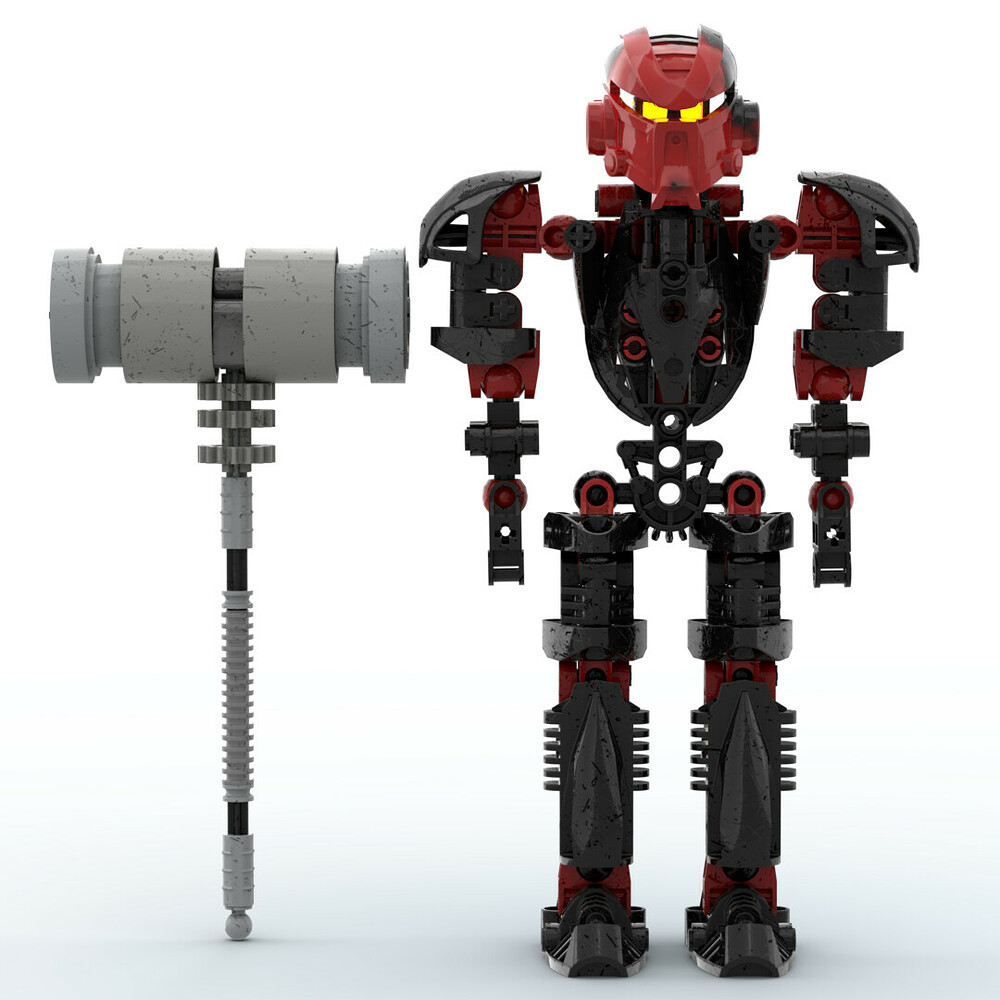 The Flaming Hammer of Justice (Toa Dume) - Lego Creations - The TTV ...