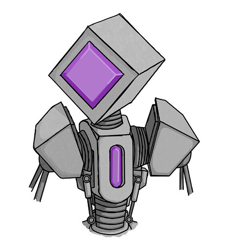 He's meant to have 4 arms, it's just not that visible.