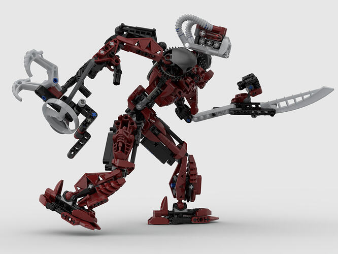 My 2005 Bionicle Sidorak (Bionicle Heroes Pose)