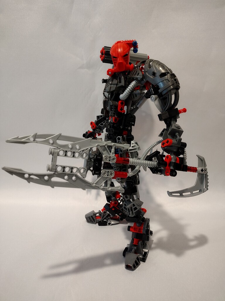 (update 05 20 22 Re-revamped Spinax!) Maxilos Teridax And Spinax Moc 