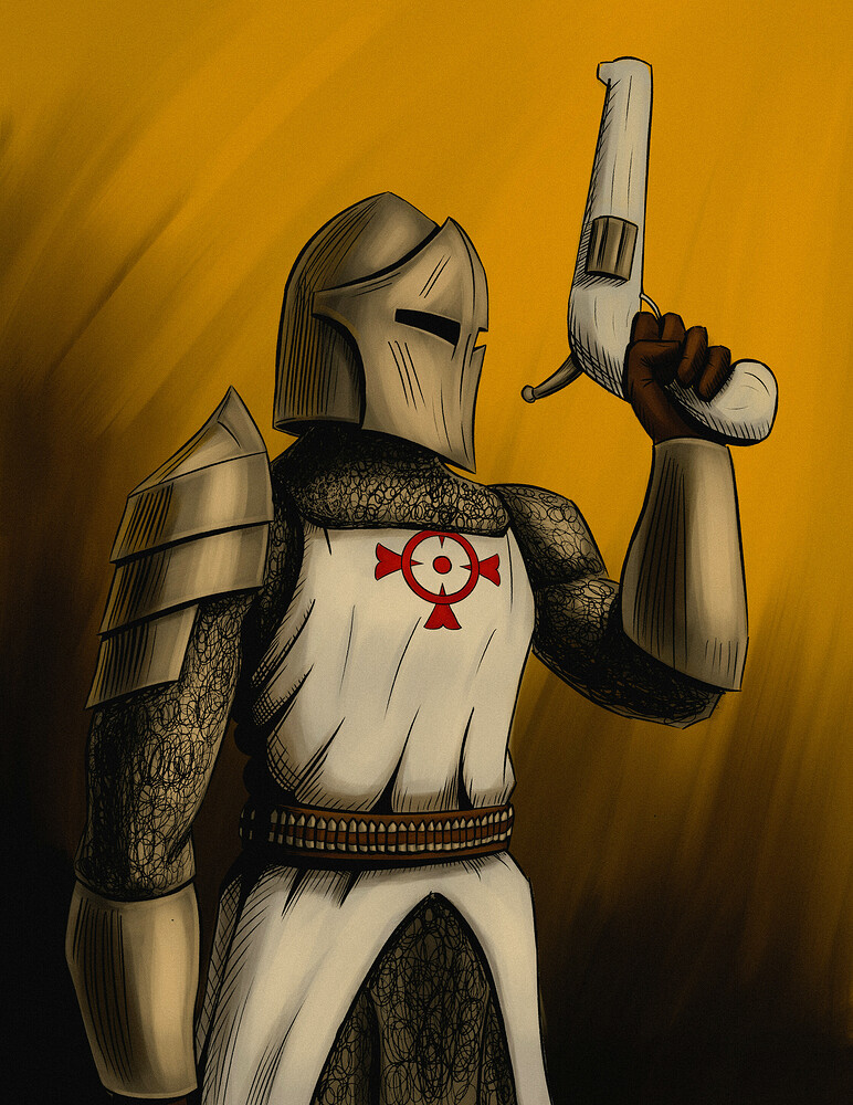 Knight with a Gun - Artwork - The TTV Message Boards