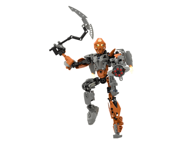 Vectus, Toa of Iron (rendered jumping)