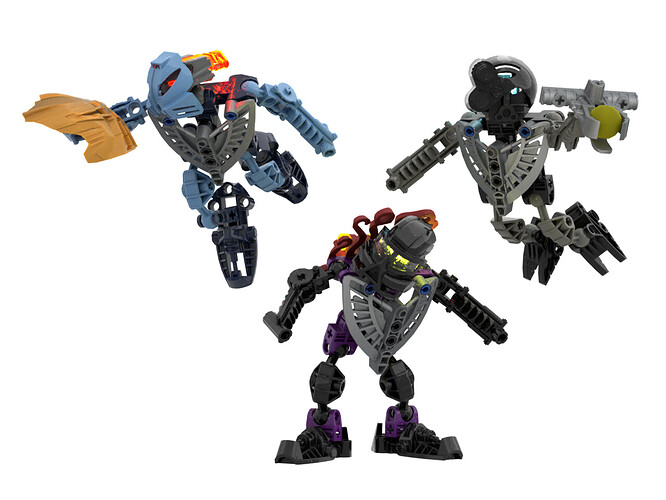 Gar, Kyrehx, and Reysa