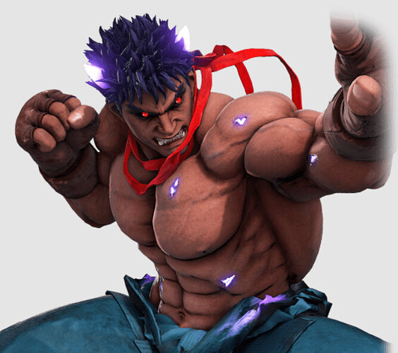 Kage from Street Fighter, what is left of Ryu´s "evil" persona