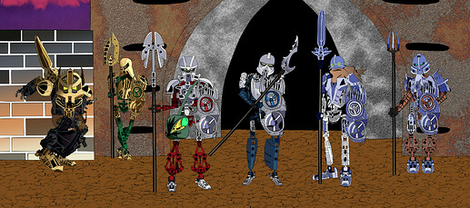 Bionicle Art Canonization Toa Hagah colors 3