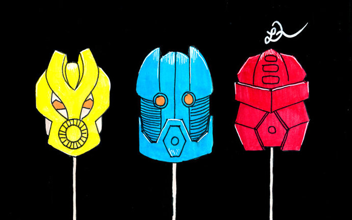 Masks of Fusion, Rebounding and Heat vision