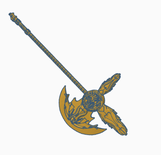 golden axe of size 2