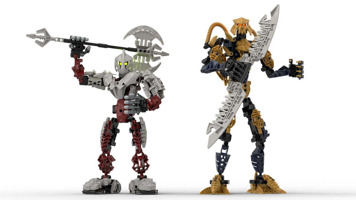 Axonn & Brutaka Revamped - Lego Creations - The TTV Message Boards