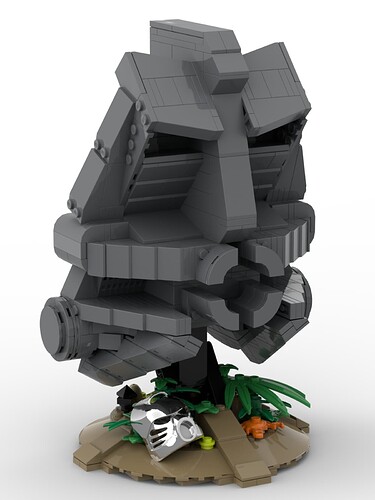 Bionicle Toa Head Front