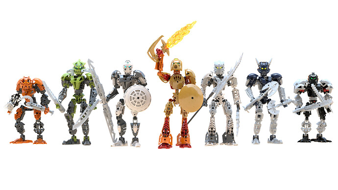 Toa Nuva in their current forms