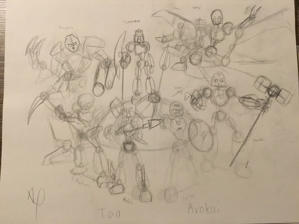 Bionicle-JoJo Poses - Artwork - The TTV Message Boards