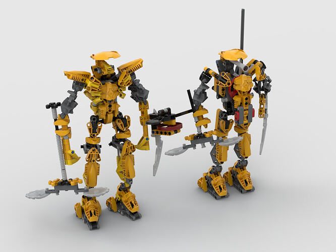 My 2005 Bionicle Keetongu Comparison
