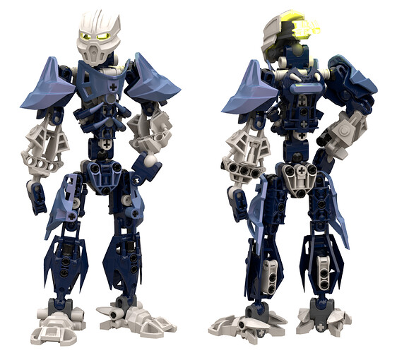 Toa Chiara, the loner Toa of Lightning (ver. Mirai) - Lego Creations ...