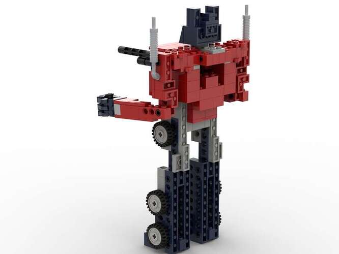 legobot optimus truck robot 2