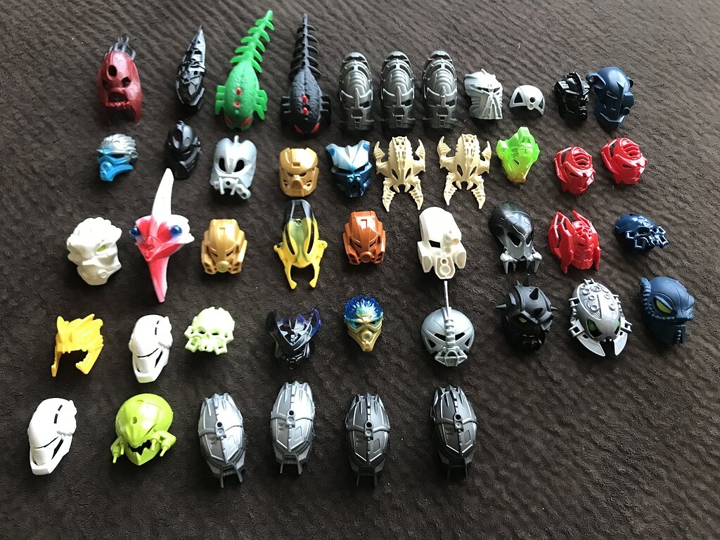 Selection of Masks maybe rare BIONICLE The TTV Message Boards