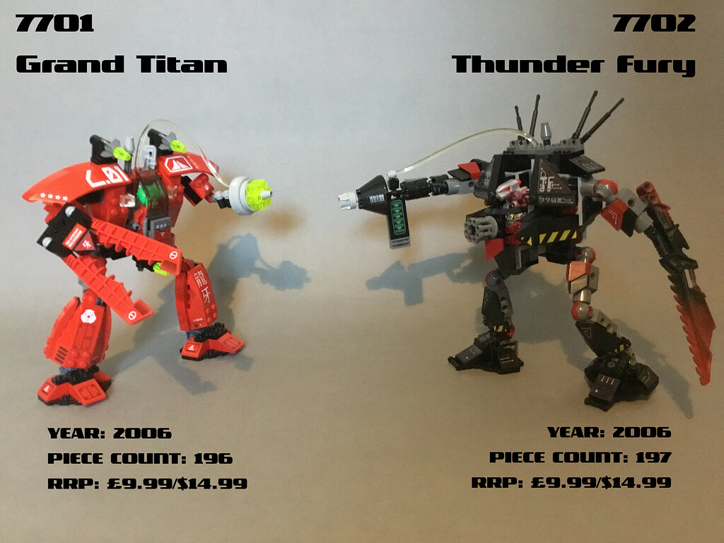 Monopoly's Reviews: 7701 Grand Titan and 7702 Thunder Fury