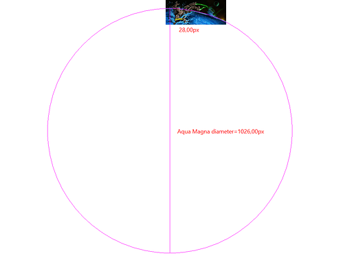 Aqua Magna diameter