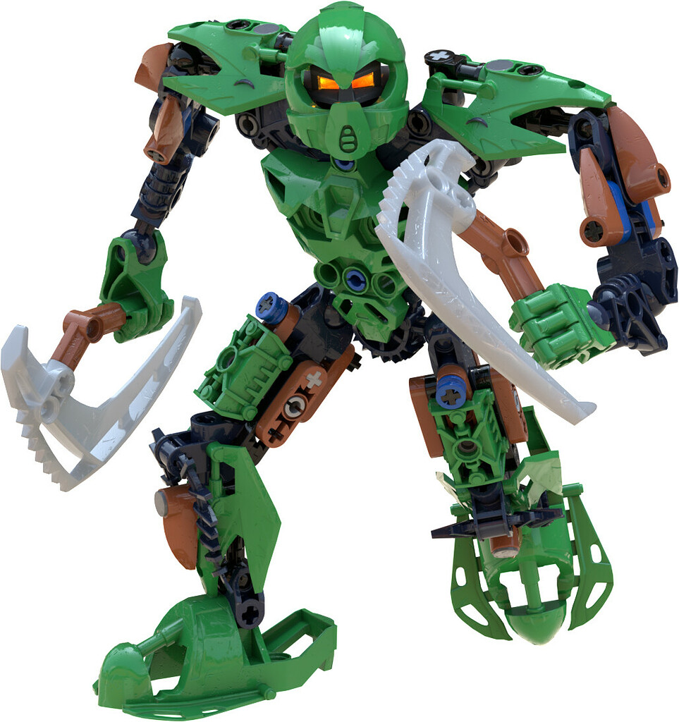 Toa Who Is Green - Lego Creations - The TTV Message Boards