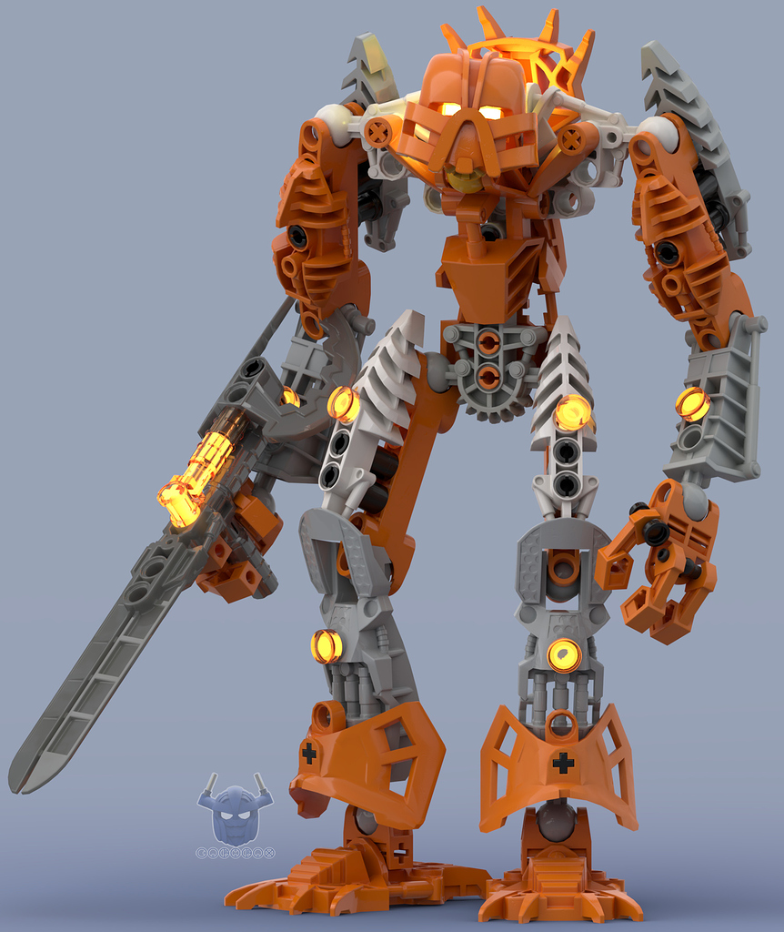 Glatorian Soki, Former Toa Of Plasma - Lego Creations - The Ttv Message 