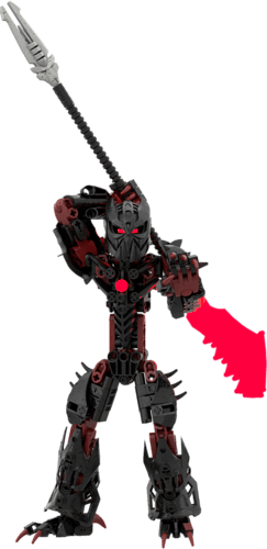 Toa Serplux spear pose