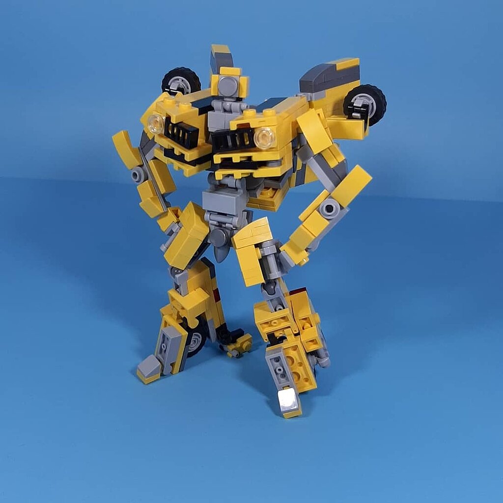 lego transformers bumblebee minifigure