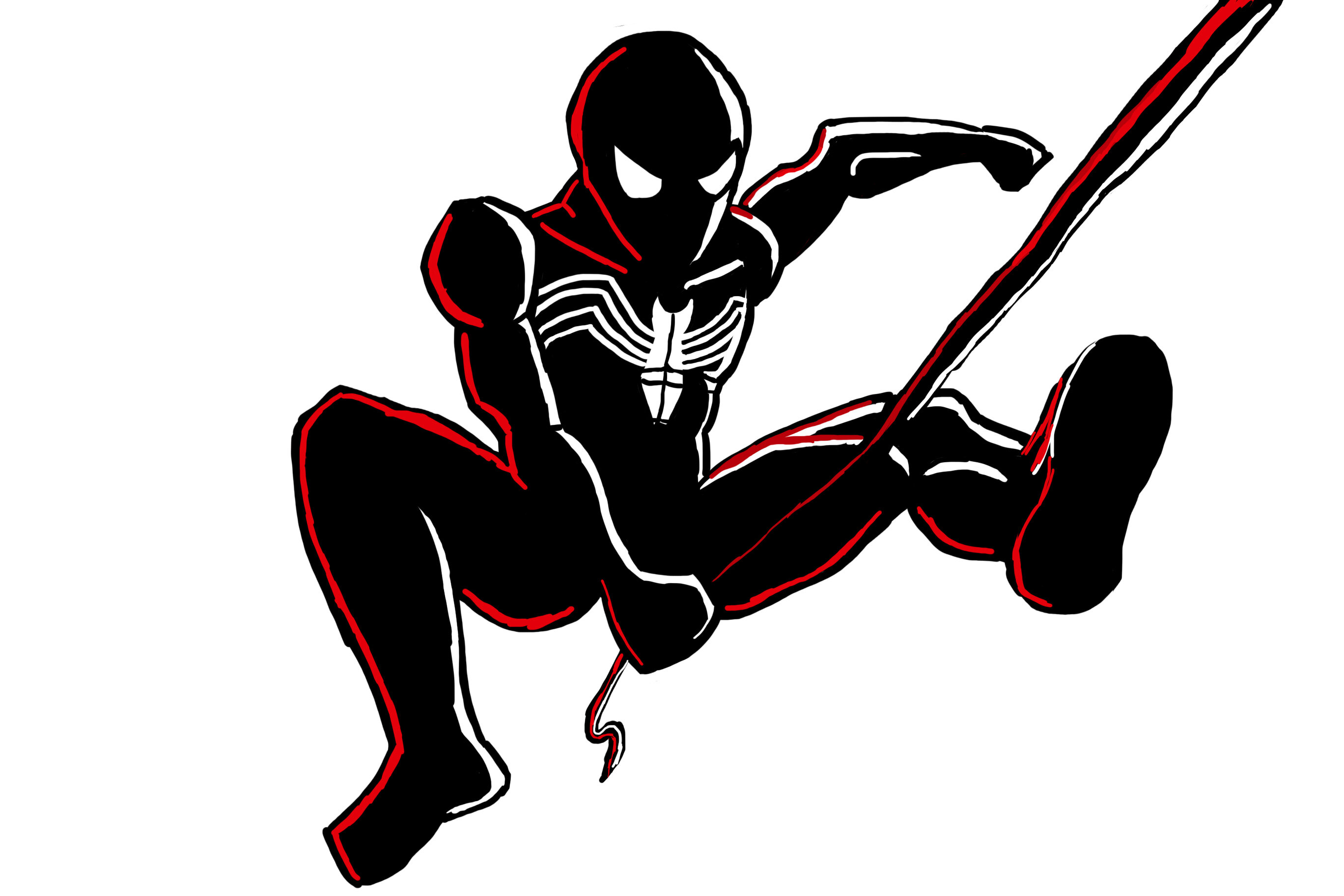 Black Suit Spider-man - Artwork - The TTV Message Boards